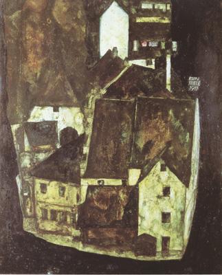 Egon Schiele Dead City III (mk12) oil painting image